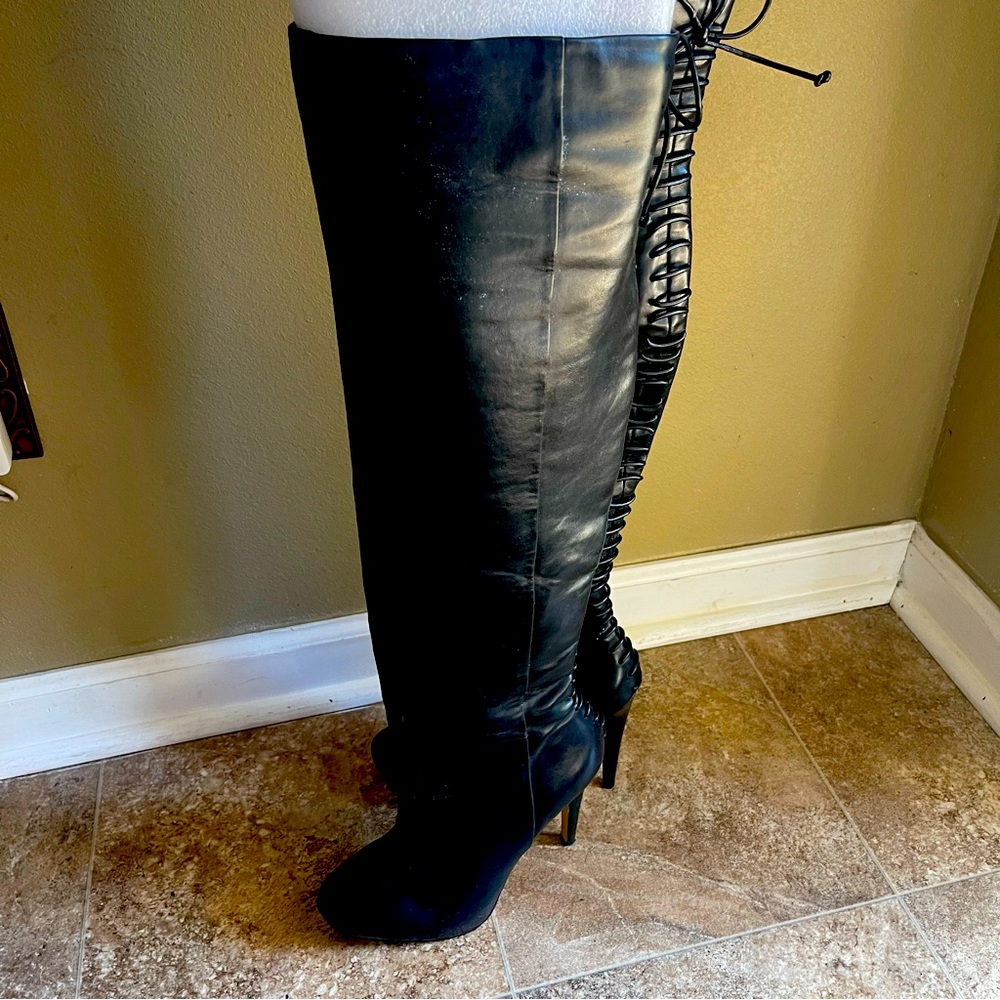 COPY - COPY - Worn once ALDO leather boots like new